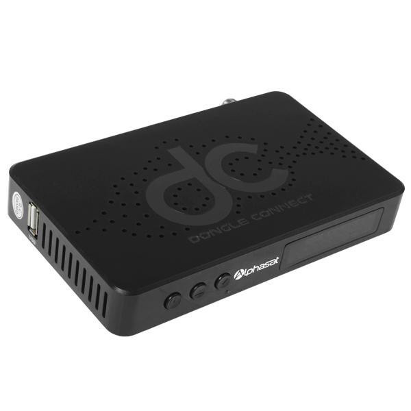 Receptor FTA Alphasat Dongle Connect com DLNA/Wi-Fi/HDMI 