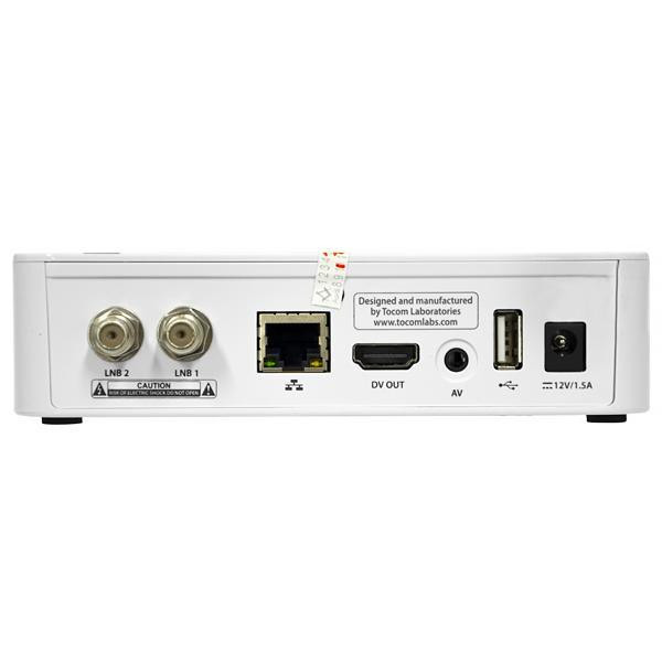 Receptor FTA TocomLink Festa HD3 com HDMI/USB Bivolt - Branco