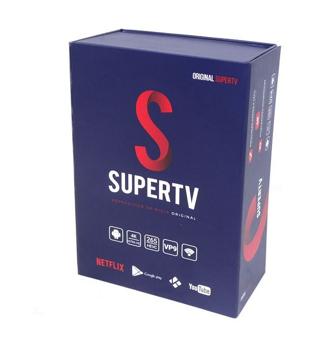 Receptor SuperTv Blue Edition 4K 1GB RAM