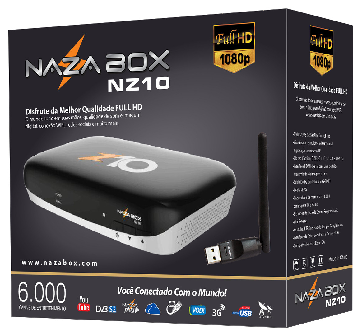Receptor Nazabox NZ10 Full HD 