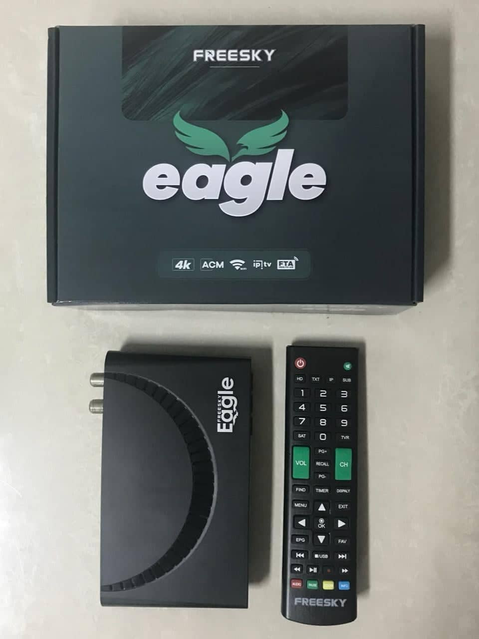 Receptor Freesky Eagle 4K H265 VOD IPTV 