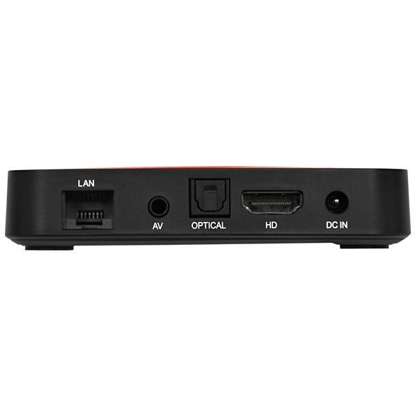 Receptor RedPro Ultra HD 4K Wi-Fi/HDMI/USB Bivolt - Preto/Vermelho