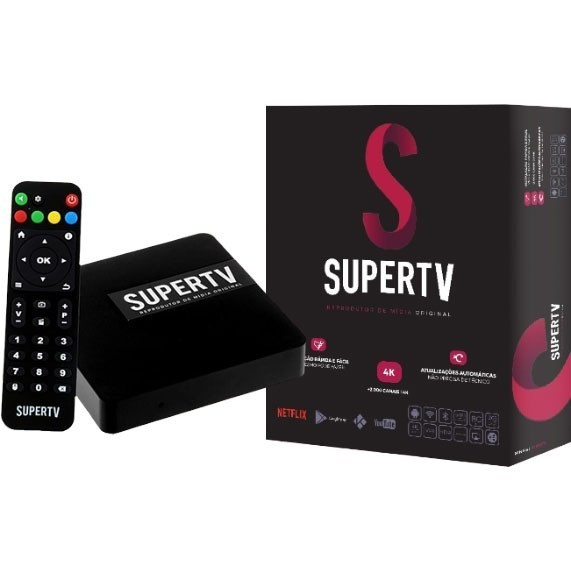 Supertv Black Edition 4K Ultra HD 1GB Ram 8GB