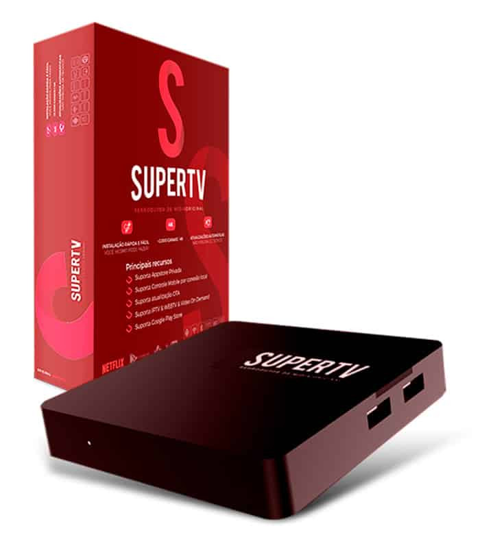 Receptor SuperTV Red Edition 4K 2GB RAM